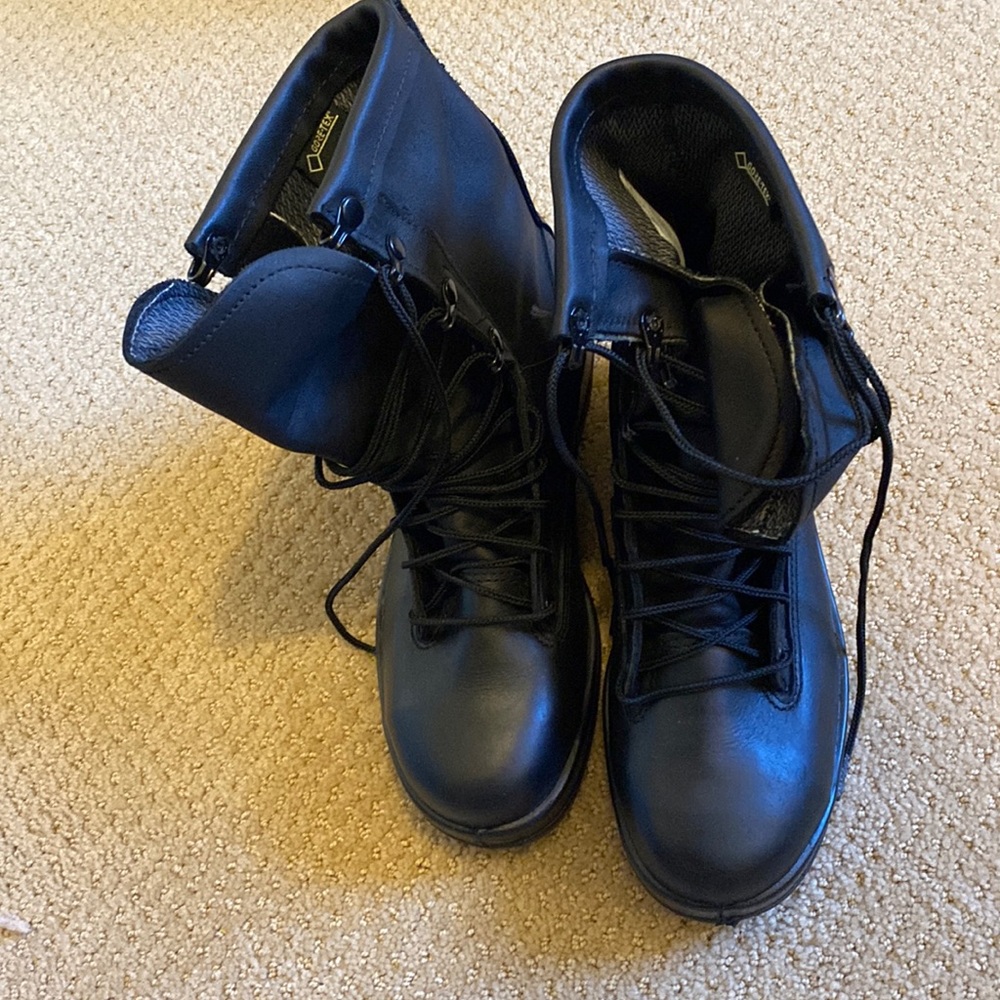 Black boots-military or law enforcement